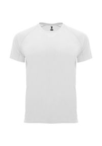 ROLY - Męska Koszulka Sportowa Z Krótkim Rękawem Bahrain. Kolor: biały. Długość rękawa: krótki rękaw. Długość: krótkie. Sport: turystyka piesza #1