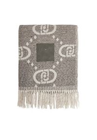 Liu Jo Szalik Stola Maxi Oval 2022F5038 T0300 Szary. Kolor: szary. Materiał: poliester #2