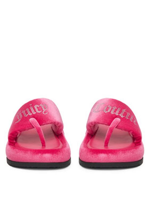 Juicy Couture Japonki WSS21533-01 Różowy. Kolor: różowy. Materiał: materiał