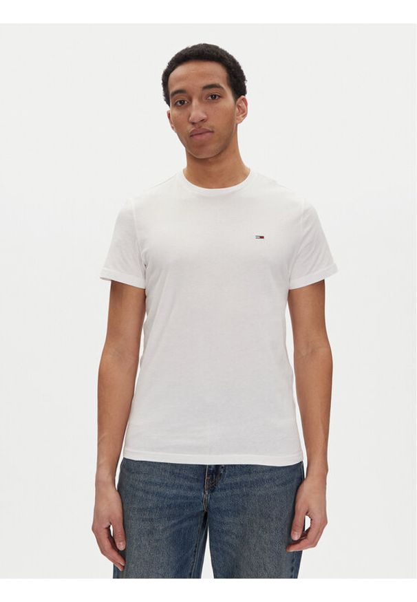 Tommy Jeans Komplet 2 t-shirtów DM0DM21344 Kolorowy Slim Fit. Materiał: bawełna. Wzór: kolorowy