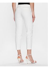 Morgan Spodnie materiałowe 231-PRAZY.F Biały Slim Fit. Kolor: biały. Materiał: materiał, bawełna, syntetyk #3