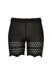Damskie Szorty szydełkowe Urban Classics. Kolor: czarny. Długość: krótkie #1