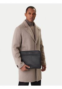 BOSS Etui na laptopa 50558167 Czarny. Kolor: czarny. Materiał: skóra #1