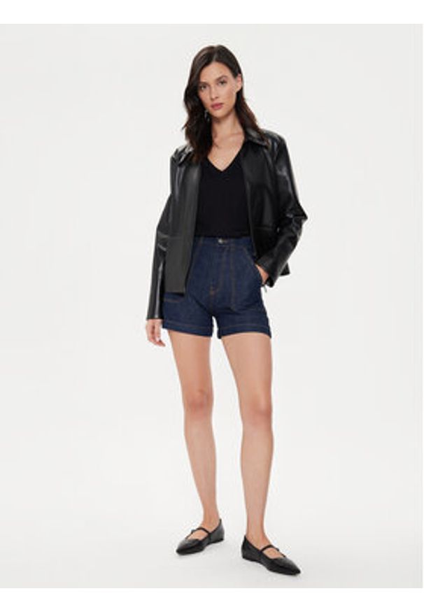 United Colors of Benetton - United Colors Of Benetton Szorty jeansowe 42CLD9015 Granatowy Regular Fit. Kolor: niebieski. Materiał: bawełna