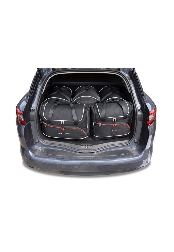 KJUST - Torby Do Bagażnika Renault Megane Grandtour 2016+ 5Szt Kjust. Kolor: czarny. Styl: sportowy