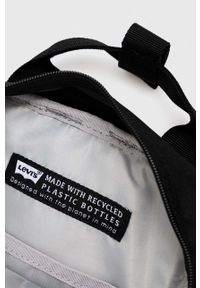 Levi's® - Levi's plecak damski kolor czarny mały gładki. Kolor: czarny. Wzór: gładki. Styl: biznesowy #5
