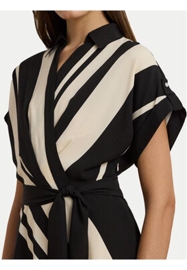 Lauren Ralph Lauren - LAUREN RALPH LAUREN Sukienka codzienna 250963463001 Écru Regular Fit. Okazja: na co dzień. Materiał: syntetyk. Typ sukienki: proste. Styl: casual