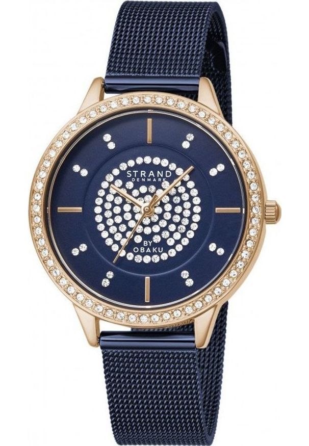 Zegarek Strand S711LXVLML Granatowy zegarek Damski Strand. Kolor: niebieski