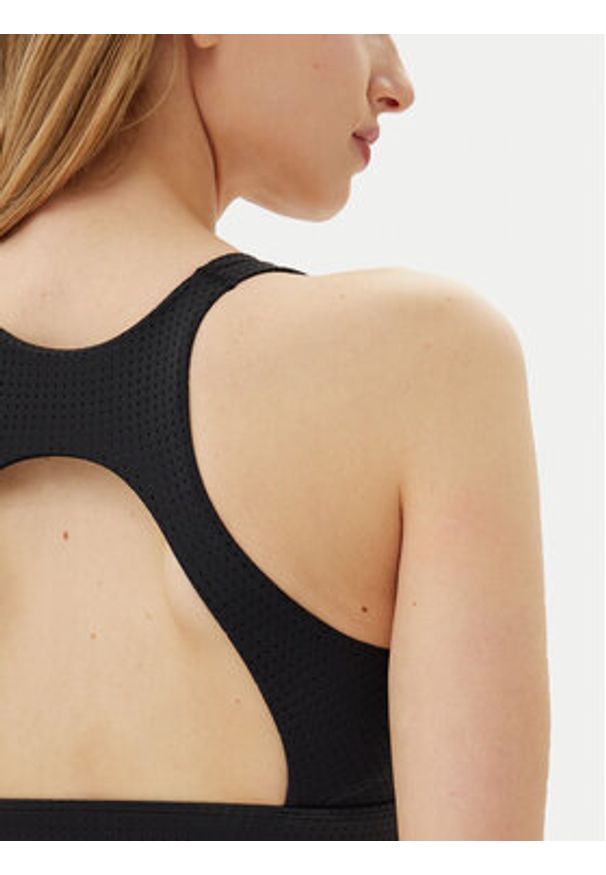 Adidas - adidas Biustonosz sportowy Powerimpact HIIT JI9964 Czarny Slim Fit. Kolor: czarny. Materiał: syntetyk