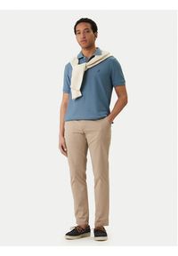 Nautica Polo Cabin NCCR0110 Niebieski Classic Fit. Typ kołnierza: polo. Kolor: niebieski. Materiał: syntetyk, bawełna #5