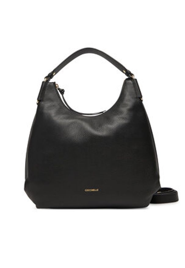 Coccinelle Torebka T95 Coccinellerebekka E1 T95 13 02 01 Czarny. Kolor: czarny. Materiał: skórzane