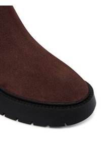 Coach Sztyblety Leah Platform CCH89 Brązowy. Kolor: brązowy. Materiał: skóra, zamsz. Obcas: na platformie #4