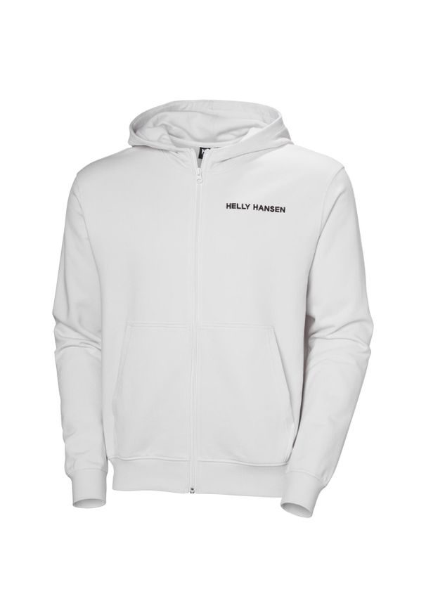 Bluza z kapturem i zamkiem błyskawicznym Helly Hansen Core. Typ kołnierza: kaptur. Kolor: szary. Materiał: bawełna