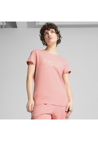 Puma - Damska koszulka ESS NATURE 2.0 PUMA Pink Fruit. Kolor: różowy. Sport: fitness
