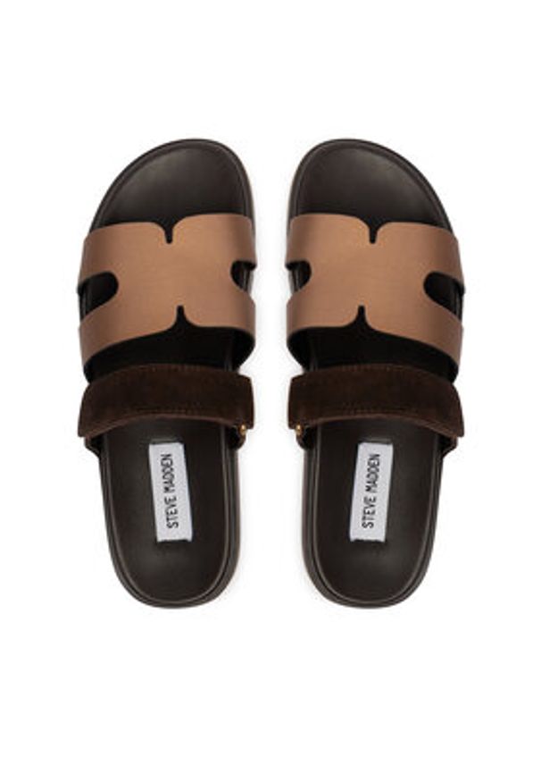 Steve Madden Klapki Missile-E 11003504 Brązowy. Kolor: brązowy. Materiał: materiał