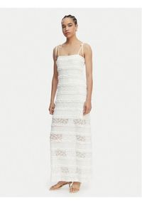 Vero Moda Sukienka wieczorowa Lucia 10348443 Kremowy Regular Fit. Kolor: kremowy. Materiał: syntetyk. Styl: wizytowy #1