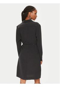 Calvin Klein Sukienka koszulowa K20K207152 Czarny Regular Fit. Kolor: czarny. Materiał: syntetyk. Typ sukienki: koszulowe