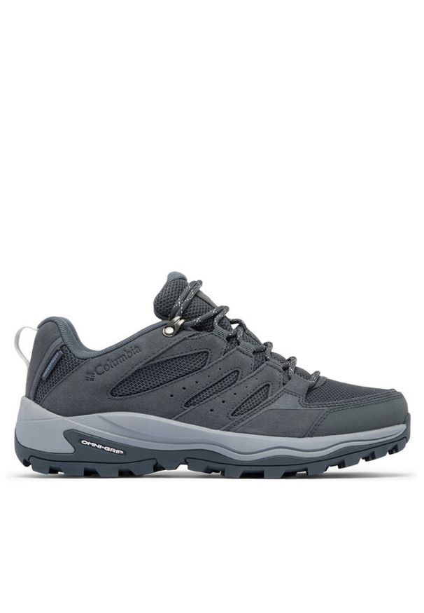columbia - Columbia Trekkingi Redmond IV Low Waterproof 2128741 Szary. Kolor: szary. Materiał: skóra, zamsz