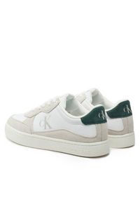 Calvin Klein Sneakersy Classic YM0YM01100 Beżowy. Kolor: beżowy. Materiał: zamsz, skóra #4