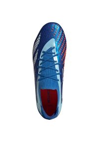 Adidas - Buty piłkarskie adidas Predator Accuracy.1 Low Sg M IF2291 niebieskie. Zapięcie: sznurówki. Kolor: niebieski. Materiał: guma. Szerokość cholewki: normalna. Sport: piłka nożna #2