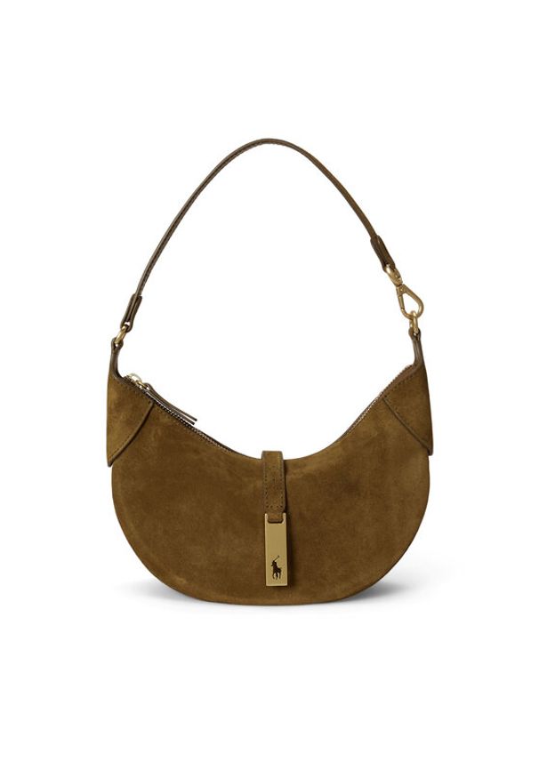 Polo Ralph Lauren Torebka 428922880015 Zielony. Kolor: zielony. Materiał: skórzane, zamszowe