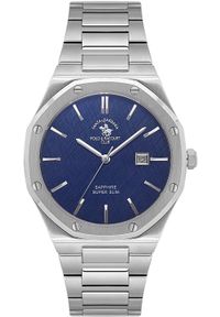 Gino Rossi - Zegarek męski Santa Barbara Rocket Polo Club SB.1.10673-3 srebrny. Kolor: srebrny #1