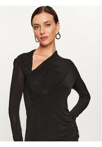 Pinko Sukienka koktajlowa Babar 102488 A1BQ Czarny Slim Fit. Kolor: czarny. Materiał: wiskoza. Styl: wizytowy