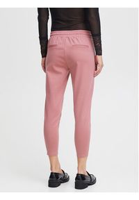 ICHI Spodnie materiałowe 20104757 Różowy Slim Fit. Kolor: różowy. Materiał: syntetyk #7