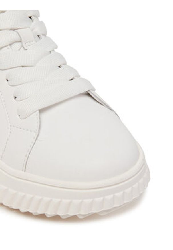 DKNY Sneakersy Lobeco K1530142 Biały. Kolor: biały. Materiał: skóra