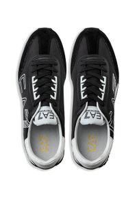 Sneakersy męskie czarne EA7 Emporio Armani X8X101 XK257 A120. Okazja: do pracy, na spacer, na co dzień. Kolor: czarny. Sport: turystyka piesza #3