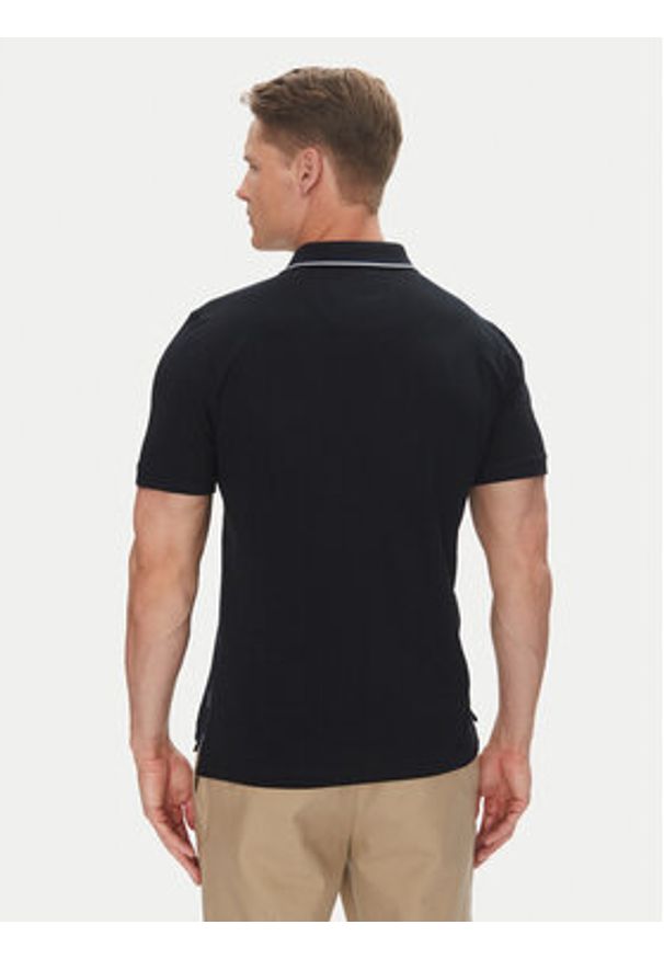 Pierre Cardin Polo C5 21374.2112 Granatowy Regular Fit. Typ kołnierza: polo. Kolor: niebieski. Materiał: bawełna