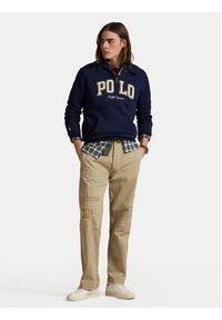 Polo Ralph Lauren Bluza 710981150002 Granatowy Regular Fit. Typ kołnierza: polo. Kolor: niebieski. Materiał: bawełna #3