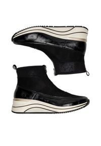 Remonte Botki D0T71-01 Czarny. Kolor: czarny. Materiał: materiał #6
