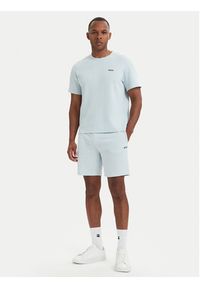 BOSS Szorty sportowe Waffle 50535884 Niebieski jasny Regular Fit. Kolor: niebieski. Materiał: syntetyk. Styl: sportowy #5