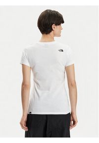 The North Face T-Shirt Simple Dome NF0A87NH Biały Regular Fit. Kolor: biały. Materiał: bawełna