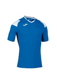 Koszulka do piłki nożnej męska Joma Crew III. Kolor: wielokolorowy, niebieski, biały. Sport: piłka nożna #1