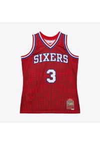 Mitchell & Ness - Koszulka NBA Philadelphia 76ers Allen Iverson Asian Heritage Yot Snake. Kolor: czerwony. Sport: koszykówka #1