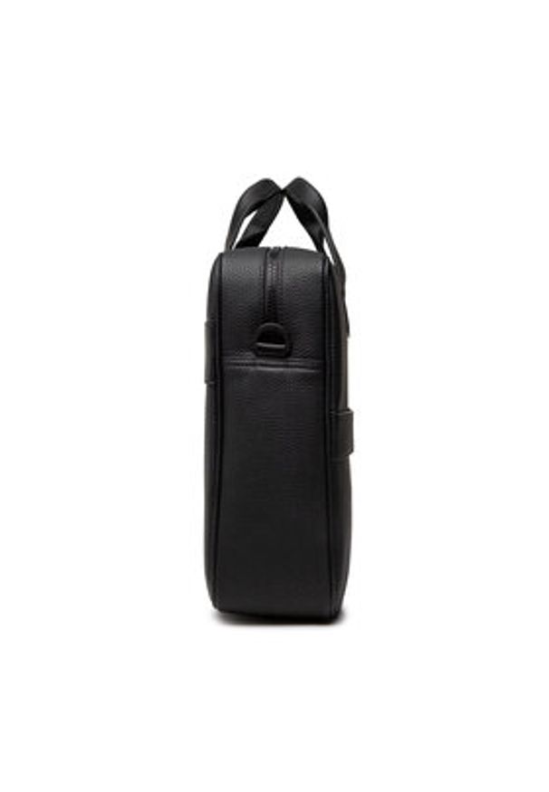 TOMMY HILFIGER - Tommy Hilfiger Torba na laptopa Essential Pu Computer Bag AM0AM09507 Czarny. Kolor: czarny. Materiał: skóra