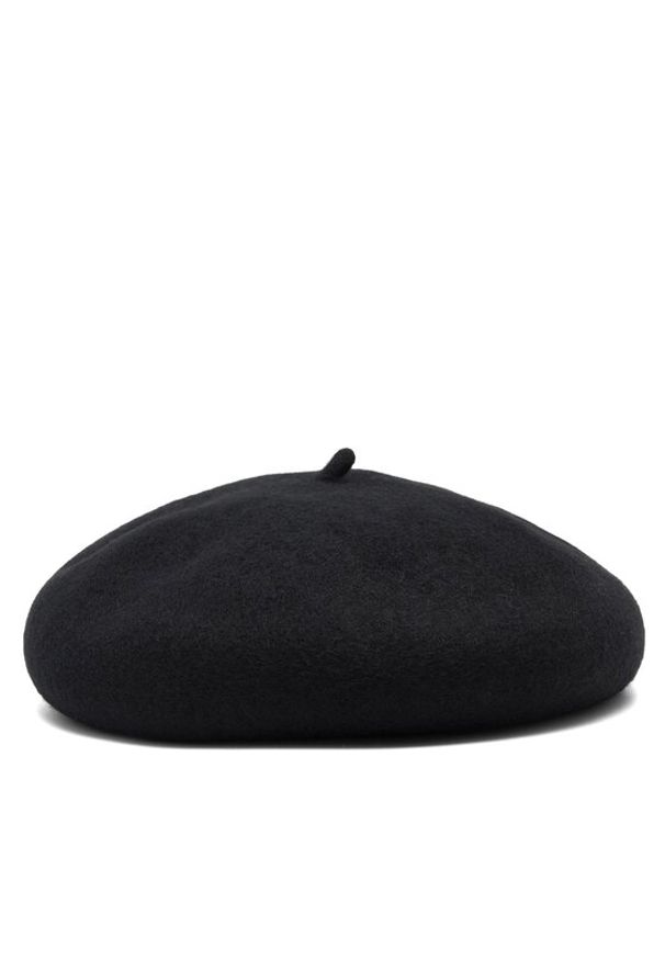 Jenny Fairy Beret 4W3-007-AW23 Czarny. Kolor: czarny. Materiał: wełna
