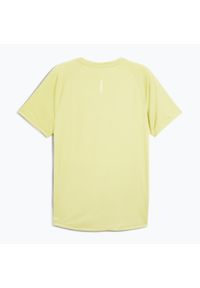 Puma - Koszulka do biegania męska PUMA Run Velocity Tee Poly. Kolor: żółty. Sport: bieganie