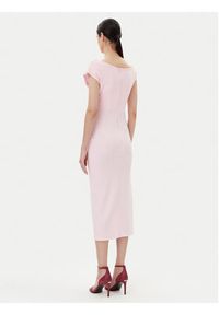 Rinascimento Sukienka koktajlowa CFC0019898002 Różowy Regular Fit. Kolor: różowy. Materiał: syntetyk. Styl: wizytowy #3