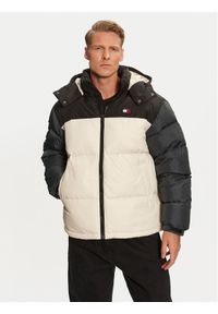 Tommy Jeans Kurtka puchowa Alaska DM0DM19639 Beżowy Regular Fit. Kolor: beżowy. Materiał: syntetyk #1
