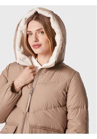 TOMMY HILFIGER - Tommy Hilfiger Kurtka puchowa Chevron Sorona WW0WW36211 Beżowy Relaxed Fit. Kolor: beżowy. Materiał: syntetyk. Sezon: zima #2
