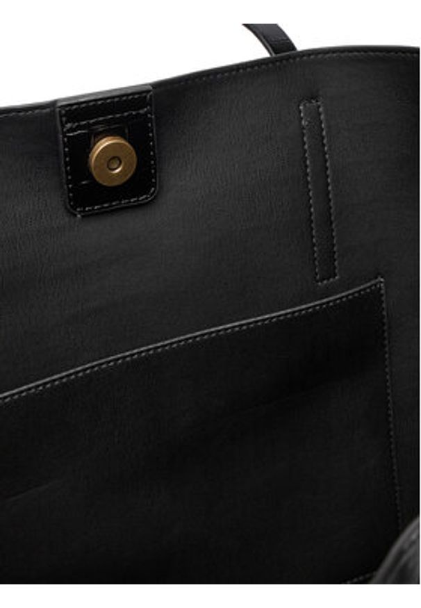 Just Cavalli Torebka 79RA4BH6 ZSB96 Czarny. Kolor: czarny. Materiał: skórzane