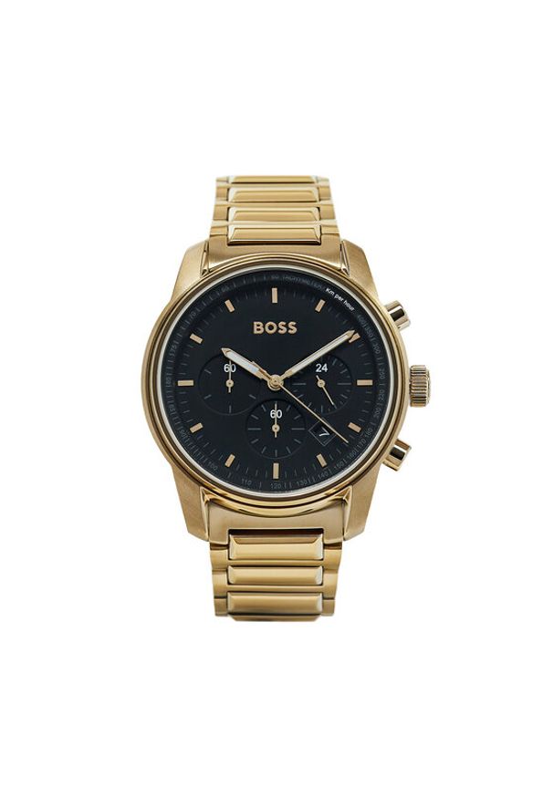 BOSS - Boss Zegarek Trace 1514006 Złoty. Kolor: złoty