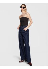 Calvin Klein Jeans Top J20J220947 Czarny Slim Fit. Kolor: czarny. Materiał: syntetyk #3