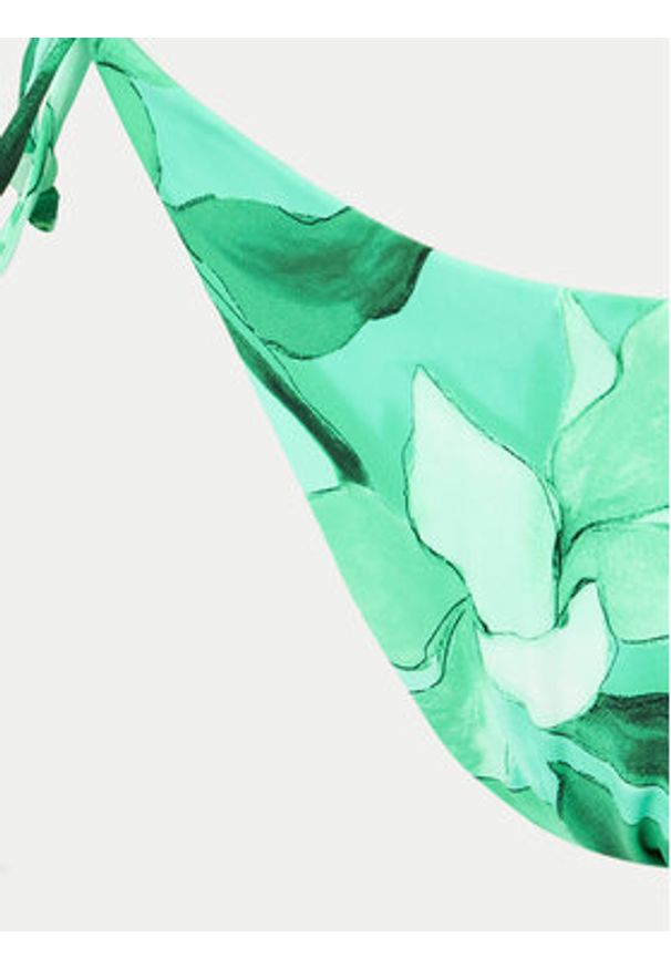Seafolly Dół od bikini Secret Garden 40651-220 Zielony. Kolor: zielony. Materiał: syntetyk