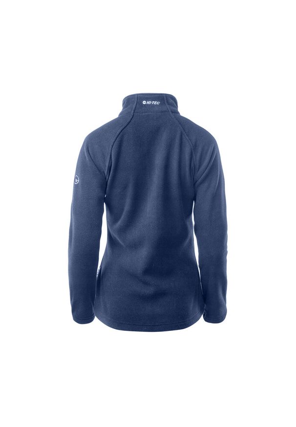 Hi-tec - Bluza Polarowa Damska Logo Henis. Kolor: niebieski. Materiał: polar. Sezon: zima. Sport: turystyka piesza