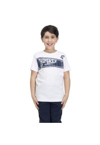 LEONE 1947 APPAREL - Witamy dziecięcą koszulkę z krótkim rękawem. Kolor: biały. Długość rękawa: krótki rękaw. Długość: krótkie. Sport: joga i pilates