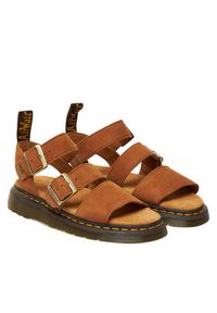 Dr. Martens Sandały Gryphin DM40625200 Brązowy. Kolor: brązowy. Materiał: nubuk, skóra #4
